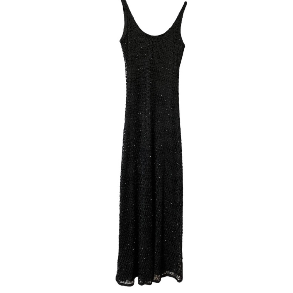 Vintage Black Maxi Dress